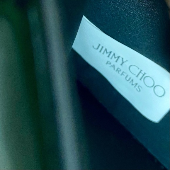 Jimmy Choo Black Faux Patent Leather Cosmetic Pouch Crossbody 7.5in x 5in x 2.5 - Picture 11 of 11